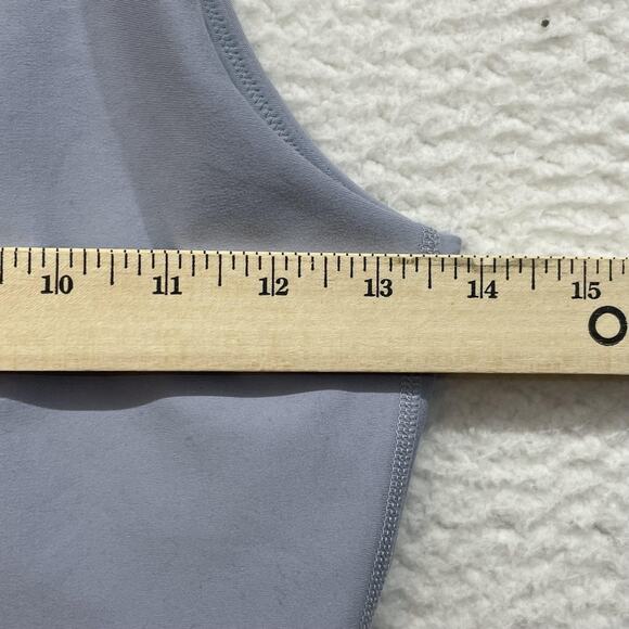 YPB Tank Top Womens Small Gray Cropped Henley Athletic Your Personal Best Gym - Picture 7 of 9